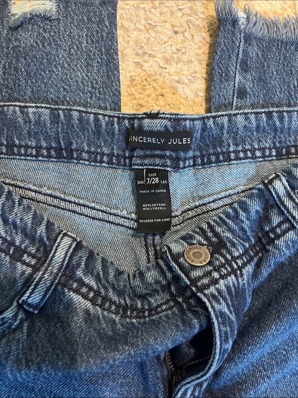 Sincerely Jules Wideleg pant. Size 7/28 - Picture 2 of 3